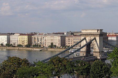 链桥地标匈牙利布达佩斯