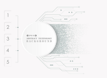 带有图表设计的电子未来主义系统背景摘要, 矢量表10