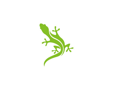 gecko 绿色徽标向量
