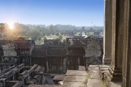 吴哥窟庙，柬埔寨，暹粒