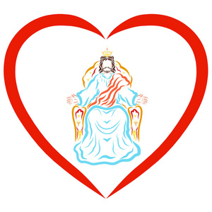 耶稣教堂的心图片