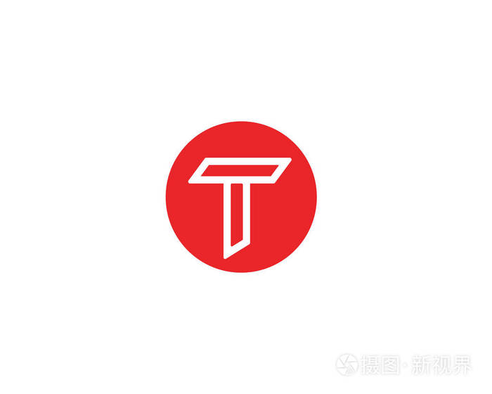 t 字母标志和符号模板图标 ap