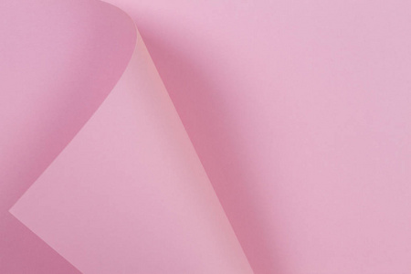 抽象几何形状粉红色彩色纸张背景