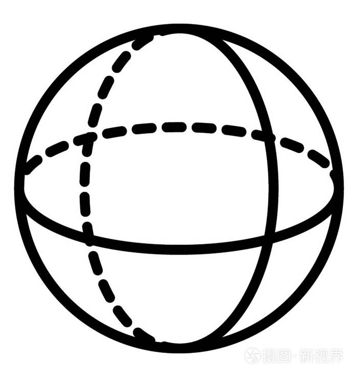 球体的独立图标设计插画-正版商用图片09hqk8-摄图新视界