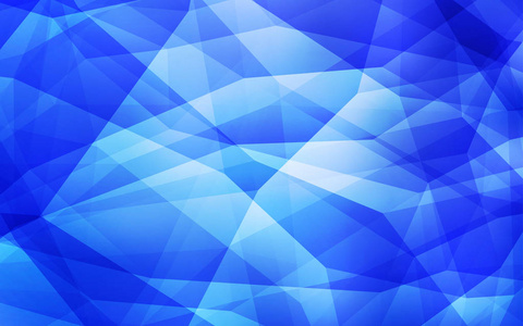 浅蓝色矢量渐变三角形图案。带有三角形的现代抽象插图。一个全新的设计为您的传单