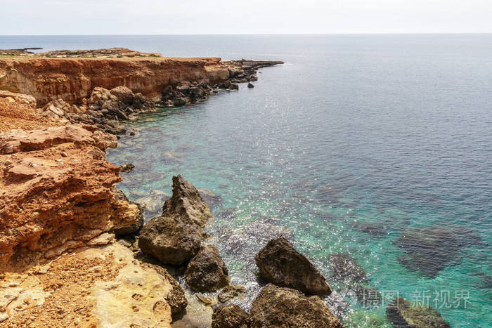 早上岩石海岸的风景照片 正版商用图片09hswh 摄图新视界