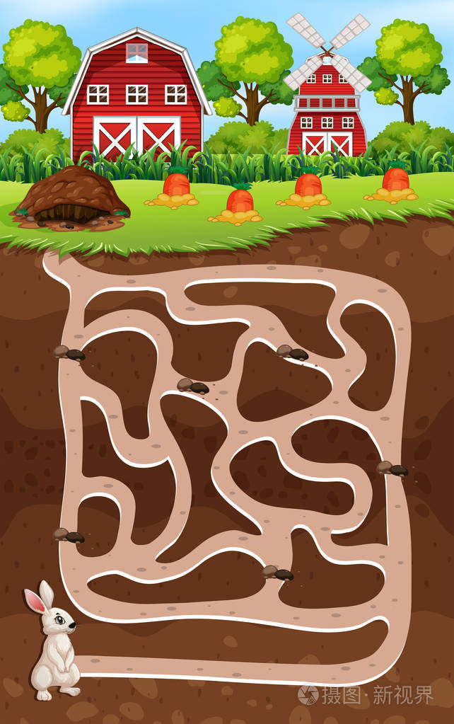 兔子迷宫游戏插图