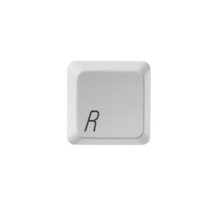 从键盘字母 R