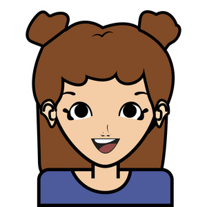 图形设计中带有布雷利和线条的花叶形状的抽象草本图案带有个人头像的