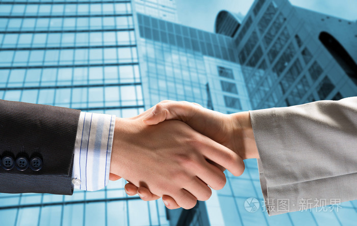 两个商人的握手
