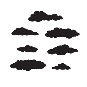 组的乌云插画