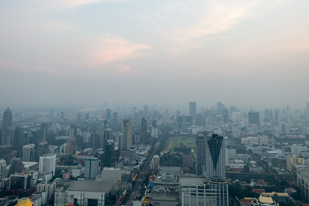 曼谷市容，曼谷泰国资本市的视图