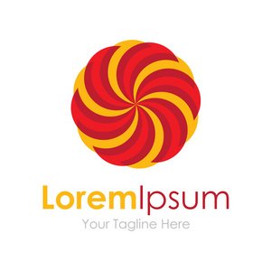棒棒糖元素黄色红色旋涡饰品棒棒糖商务元素图标标志照片