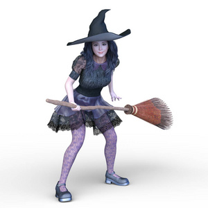 生活在梦幻世界中的魔法女孩照片