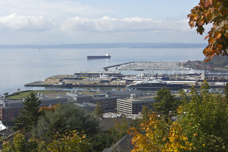 工业港口和码头的观