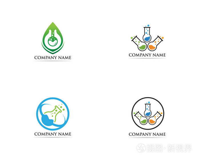 实验室徽标矢量图标模板插图插画-正版商用图片09ip16-摄图新视界