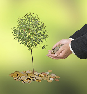 绿色商业投资图片