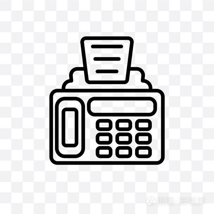 传真机透明概念可用于网络和移动插画-正版商用图片09iwar-摄图新