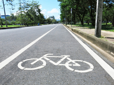 自行车道路标志