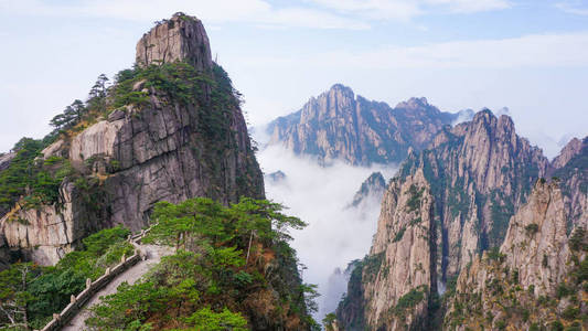 黄山国家公园。中国