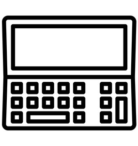 mac, 微型计算机隔离矢量图标, 可以很容易地编辑在任何大小或修改