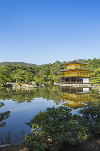 金阁寺金亭。京都议定书。日本