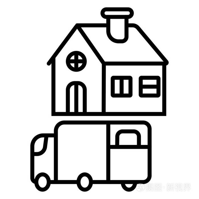 送货到家图标.矢量图插画-正版商用图片09jhf7-摄图新视界
