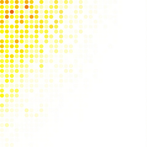 黄色的随机点的背景下，创意设计模板
