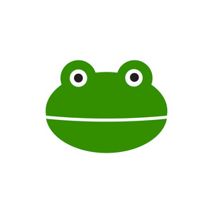 青蛙标志矢量图片