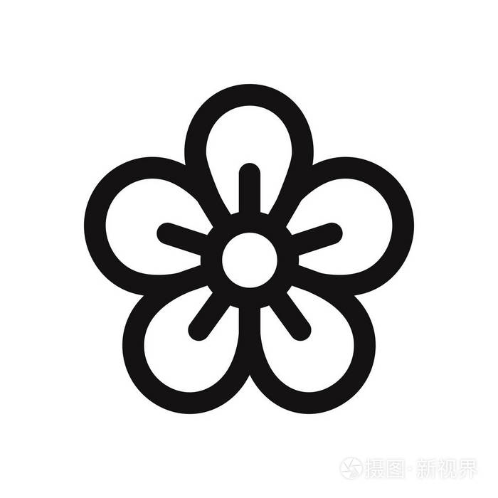 花矢量图标符号