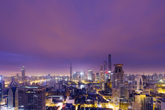 天际线,到了晚上,深圳市现代城市景观
