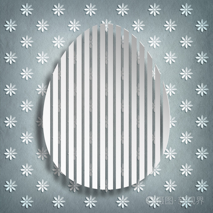复活节快乐蛋带图案的背景上的形状
