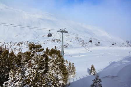 山滑雪度假村 obergurgl 奥地利