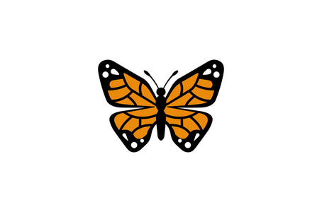 蝴蝶徽标图片