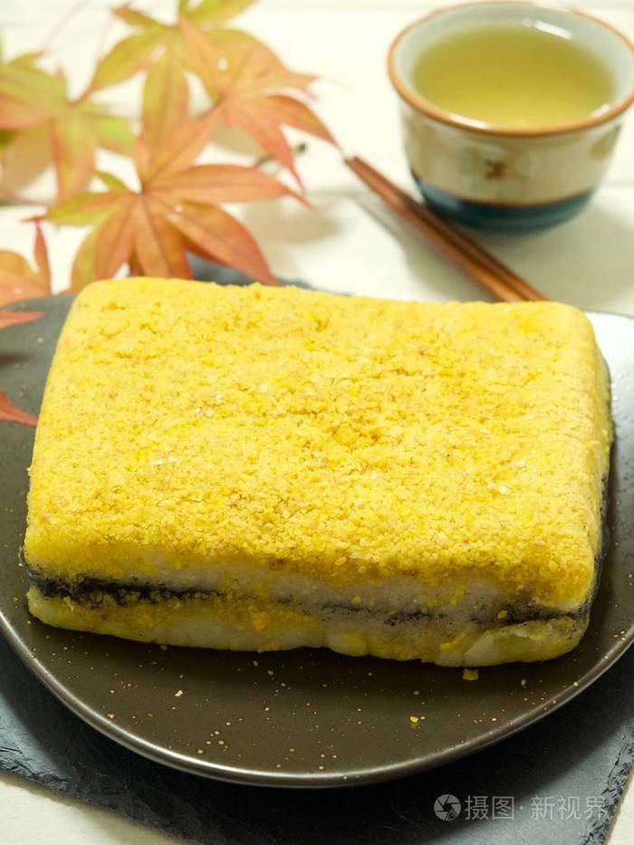 韩国传统食品黄蒸年糕