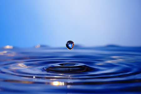 水滴落入水滴落入照片