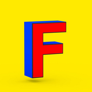 超级英雄字母 f 大写.