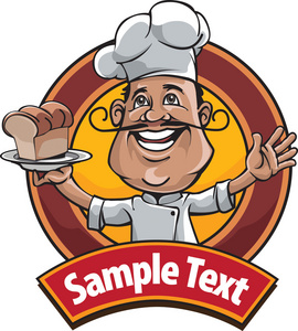 徽标的厨师图片-徽标的厨师素材-徽标的厨师插画-摄图新视界