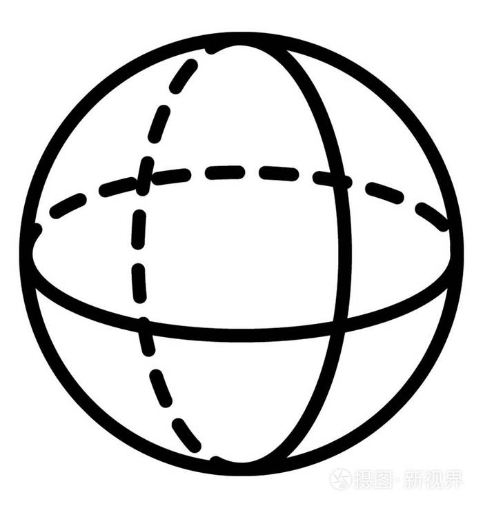 球体的独立图标设计插画-正版商用图片09mmuk-摄图新视界