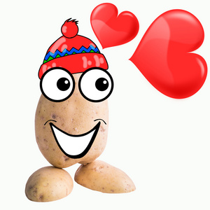 恋爱中的小土豆男照片