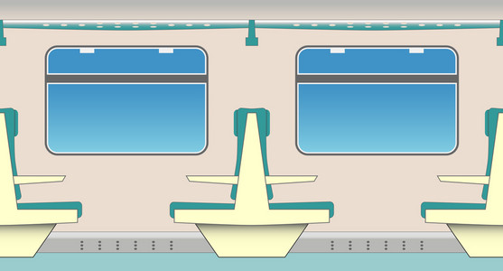 空火车座位图片