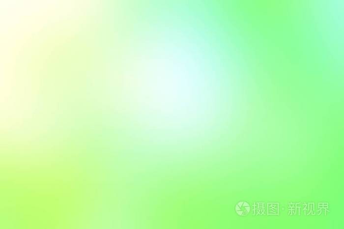 抽象的绿色黄色白色色彩模糊的纹理背景关闭焦点可用作墙纸或网页设计