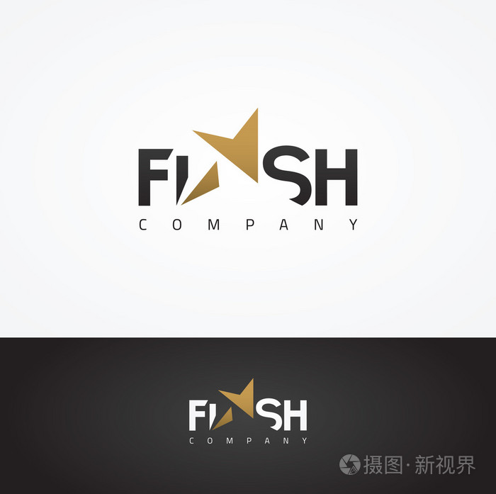 Flash 具有星状的符号