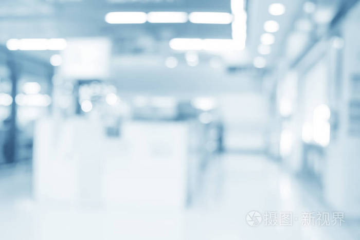 医院-抽象医学背景的模糊的内部照片-正版商用图片09mze8-摄图新视界