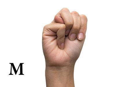 手语手指字母图片