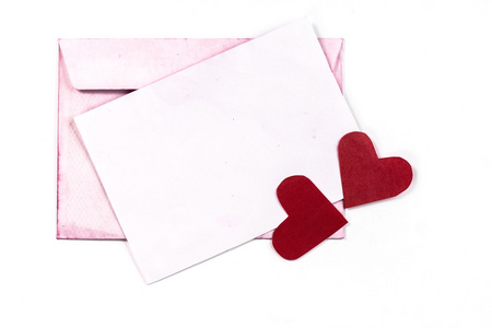 粉红色的纸心图片