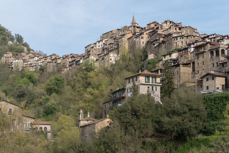 Apricale。意大利利古里亚地区的古村落