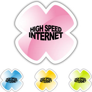 高速度互联网标志