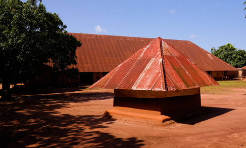 阿波美对贝宁 abomey 皇室宫殿的看法照片