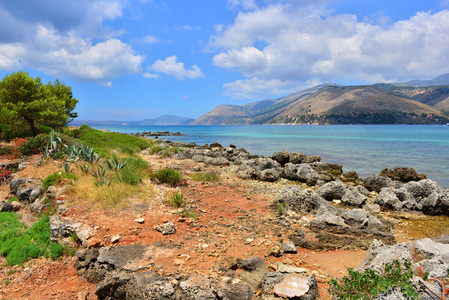 美丽的 cephalonia 岛景观